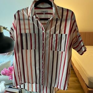 Madewell Multi Color Button Down Shirt